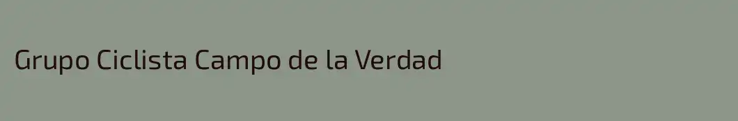 Grupo Ciclista Campo de la Verdad